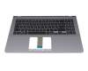 AEXKJG01010 original Asus clavier incl. topcase DE (allemand) noir/argent/jaune avec rétro-éclairage argent/jaune