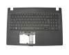AEZAAG00210 original Acer clavier incl. topcase DE (allemand) noir/noir
