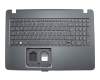 AEZAAG01210 original Acer clavier incl. topcase DE (allemand) noir/noir avec rétro-éclairage