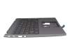 AEZBUG00010 original Acer clavier incl. topcase DE (allemand) gris foncé/gris