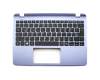 AEZHJG00120 original Quanta clavier incl. topcase DE (allemand) noir/bleu