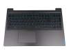 AM1B4000100 original Lenovo clavier incl. topcase PO (portugais) noir/bleu/noir avec rétro-éclairage