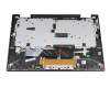 AM1FG000100 original Lenovo clavier incl. topcase CH (suisse) gris/gris avec rétro-éclairage