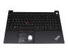 AM1PV000400 GE5B0 original Lenovo clavier incl. topcase DE (allemand) noir/noir avec rétro-éclairage et pointeur