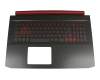 AP2K4000901 original Acer clavier incl. topcase DE (allemand) noir/noir avec rétro-éclairage (GTX 1660Ti/RTX 2060)