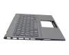 APIA0KNB0-562CGE00 original Asus clavier incl. topcase DE (allemand) gris/gris avec rétro-éclairage