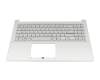 ASM22G8 original Asus clavier incl. topcase DE (allemand) gris/argent
