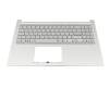 ASM22G86D0-5286 original Asus clavier incl. topcase DE (allemand) gris/argent