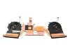 AT2K8002DP0 original HP ventilateur incl. refroidisseur (CPU/DIS) 5V
