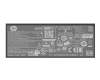 Alternative pour 734630-001 original HP chargeur 65 watts angulaire