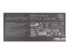 Asus M6500QC original Chargeur 120 watts bordé