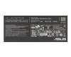 Asus ROG Strix G15 G512LI original Chargeur 150 watts angulaire Logo ROG