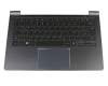 BA59-03767C original Samsung clavier incl. topcase DE (allemand) noir/noir avec rétro-éclairage