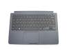 BA61-01803L original Samsung clavier incl. topcase DE (allemand) noir/anthracite avec rétro-éclairage