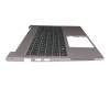 BKJTB3ALKI9FGU original HP clavier incl. topcase DE (allemand) noir/gris avec rétro-éclairage