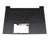 BQBET3A5WHS0X1 original HP clavier incl. topcase DE (allemand) noir/gris avec rétro-éclairage