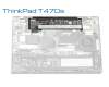 Batterie 26.1Wh original 26,1Wh pour Lenovo ThinkPad T470s (20HF/20HG/20JS/20JT)
