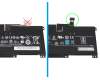Batterie 53,8Wh original pour MSI Prestige A16 AI+ A3HMG (MS-159K)