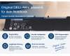 Batterie 97Wh original 6 cellules (GPM03/6GTPY) pour Dell XPS 15 (9570)