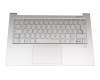 C03-0403 2008251027 original Lenovo clavier incl. topcase DE (allemand) argent/argent avec rétro-éclairage