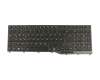CP724633-05 original Fujitsu clavier DE (allemand) noir/gris avec rétro-éclairage