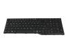 CP799804-XX Fujitsu clavier DE (allemand) noir/noir
