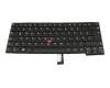 CS13T-85D0 Lenovo clavier DE (allemand) noir/noir abattue avec pointeur