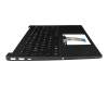 CU2621 original HP clavier incl. topcase DE (allemand) noir/noir avec rétro-éclairage