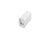 Chargeur USB 18 watts UK wallplug blanc original pour Asus Fonepad (ME371MG)