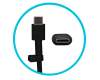 Chargeur USB-C 45 watts EU wallplug original pour Asus Chromebook CM3 CM3200FM1A