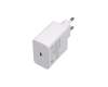 Chargeur USB-C 65 watts EU wallplug blanc original pour Samsung Galaxy Book3 360 13 (NP730QFG)