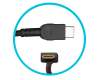 Chargeur USB-C 65 watts arrondie original pour Fujitsu Stylistic Q7310