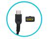 Chargeur USB-C 65 watts arrondie original pour Lenovo IdeaPad Slim 7 Carbon-14ACN06 (82L1)