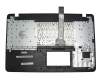 Clavier (DE) noir/noir - sans touchpad pour Asus X751LN