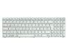 Clavier, allemand (DE) - blanc - pour Asus K72JU