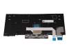 Clavier CH (suisse) noir/argent mat avec pointeur original pour Lenovo ThinkPad L13 (20R3/20R4)