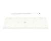 Clavier DE (allemand) blanc original pour Dell Precision 15 (7520)