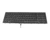 Clavier DE (allemand) gris foncé/gris avec rétro-éclairage et mouse stick pour HP EliteBook x360 1040 G7