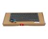 Clavier DE (allemand) gris/gris avec rétro-éclairage et mouse stick original pour Lenovo ThinkPad X13 Gen 3 (21BN/21BQ)
