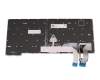 Clavier DE (allemand) gris/noir avec rétro-éclairage et mouse stick original pour Lenovo ThinkPad T14 Gen 4 (21K3/21K4)