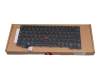 Clavier DE (allemand) gris/noir avec rétro-éclairage et pointeur original pour Lenovo ThinkPad P14s Gen 4 (21HF/21HG)