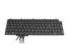 Clavier DE (allemand) gris/noir avec rétro-éclairage original pour Dell Precision 17 (7750)