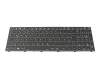 Clavier DE (allemand) moir/blanc/noir original pour Clevo NJ70x