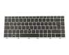 Clavier DE (allemand) noir/argent avec mouse stick original pour HP EliteBook 830 G5