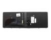 Clavier DE (allemand) noir/argent mat avec rétro-éclairage et mouse stick original pour HP EliteBook 745 G4