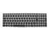 Clavier DE (allemand) noir/argent mat pour Lenovo IdeaPad 500-15ACZ (80K4)