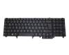 Clavier DE (allemand) noir avec pointeur original pour Dell Latitude 15 (E6520)