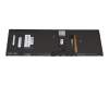 Clavier DE (allemand) noir avec rétro-éclairage (N85) original pour Nexoc Office S1522 (N850EZ)