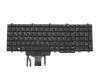 Clavier DE (allemand) noir avec rétro-éclairage et mouse stick original pour Dell Precision 15 (3530)