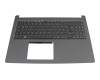 Clavier DE (allemand) noir avec rétro-éclairage original pour Acer Aspire 1 (A115-31)